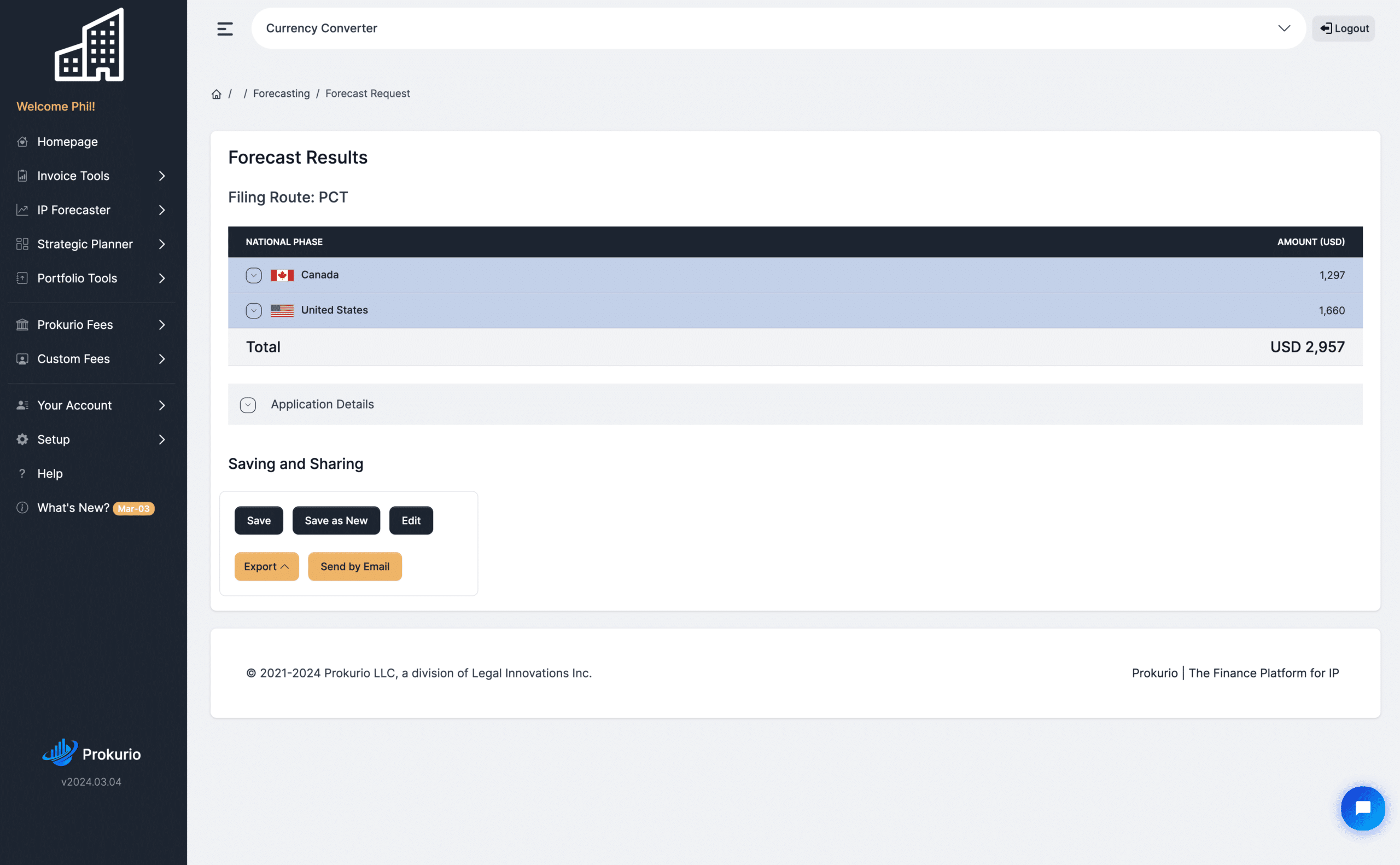 IP Forecaster